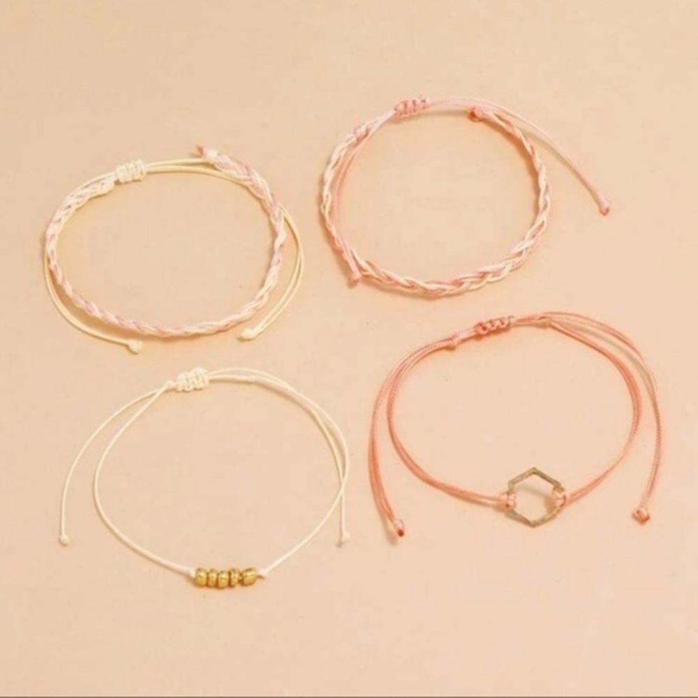 3/$30 💛 4pcs String Bracelets - Picture 3 of 3